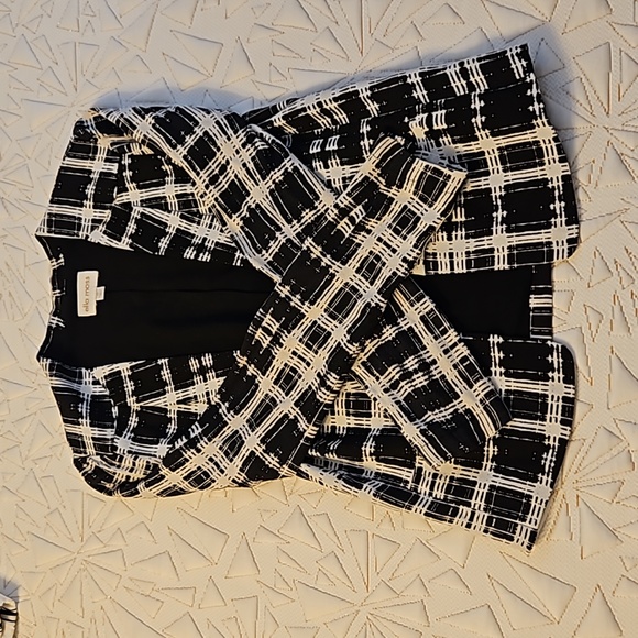 Ella Moss black and white siz XS blazer - Picture 2 of 8